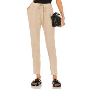 Enza Costa Tan Linen 'Easy' Pant Size XS